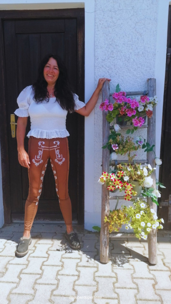 Reitleggings "Bavaria brown" mit High Grip